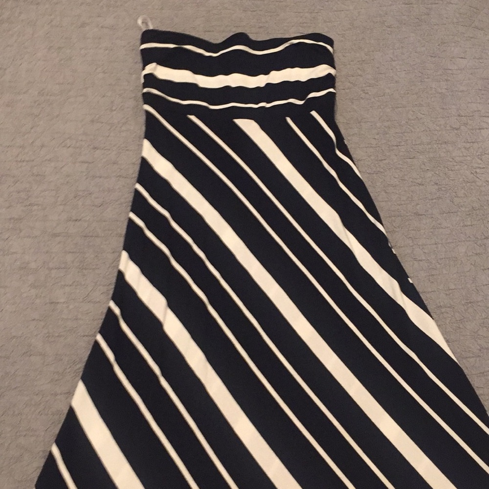 Strapless maxi dress